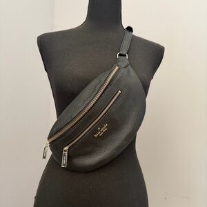 Vintage Kate Spade New York Leila Leather Belt Bag – Black🖤